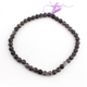 1 Long Strand Black Rutile Faceted Round Balls Briolettes - Black Rutile Faceted Round Ball Beads 8mm-9mm 14 Inch BR701 - Tucson Beads