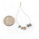 5 Pc Gray Diamond Nuggets, Rough Diamond Beads, Natural Raw Diamond Chips Beads (You Choose) - Tucson Beads