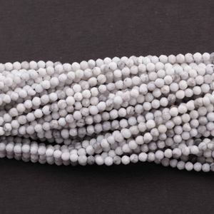 5 Strands Dendrite Opal Faceted Rondelles - Finest Quality Dendrite Opal Roundle 2mm 13 Inch RB365 - Tucson Beads