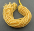 5 Strands Yellow Zircon Faceted Rondelles- Finest Quality Zircon Rondelles Beads 3mm 13 inch strand RB023