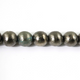 2 Strands AAA Quality Copper Brushed Round Ball In Black Polished Copper 10mm 7.5 inch Strand GPC1050 - Tucson Beads