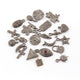 2 Pcs Pave Diamond Owl Charm 925 Sterling Silver Pendant - Diamond Pendant 14mmx8mm Pdc901 - Tucson Beads