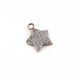 1 Pc Pave Diamond Star Charm Over 925 Sterling Silver Pendant - Star Pendant 15mmx12mm PDC682 - Tucson Beads