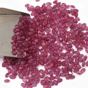 64 Pcs 50 Ct. Natural Ruby Faceted Gemstone - Ruby Loose Gemstone - Brilliant Cut - Jewelry Making 6mmx4mm LGS650 - Tucson Beads