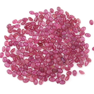 41 Pc 50 Ct. Natural Ruby Faceted Gemstone - Ruby Loose Gemstone - Brilliant Cut - Jewelry Making 7mmx5mm LGS644 - Tucson Beads