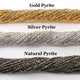 5 Strands Gold Pyrite Tiny Micro Faceted Beads,Small Beads,Small Gold Beads 2mm 13 Inches RB195 - Tucson Beads
