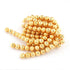 1 Strand 24k Gold Plated Designer Copper Diamond Cut Ball Beads - Jewelry Making -12mm 7 Inches GPC097