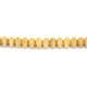 1 Strand 24k Gold Plated Designer Copper Casting Trillion Beads - Jewelry Making - 17mmx10mm 7.5 Inches GPC090 - Tucson Beads
