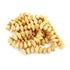 1 Strand 24k Gold Plated Designer Copper Casting Trillion Beads - Jewelry Making - 17mmx10mm 7.5 Inches GPC090