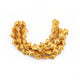1 Strand 24k Gold Plated Designer Copper Casting Square Beads - Jewelry - 15mmx15mm 8 Inches GPC315 - Tucson Beads