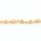 1 Strand 24k Gold Plated Designer Copper Casting Bio Cone Beads - Jewelry- 23mmx10mm 9 Inch Gpc098 - Tucson Beads