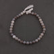 1 Long Strand Grey Shaded Chalcedony Faceted Ball Beads - Gray Chalcedony Beads 10mm 14 Inch BR1412 - Tucson Beads