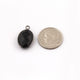10 Pcs Black Onyx Faceted Oxidized Silver Oval Single Bail Pendant - 16mmx11mm-18mmx11mm SS051 - Tucson Beads