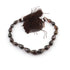 1 Strand Mystic Dark Brown Zircon Faceted Tear Drop Center Drill Briolettes- Zircon Beads 8mmx5mm-11mmx7mm 6 inches BR3012
