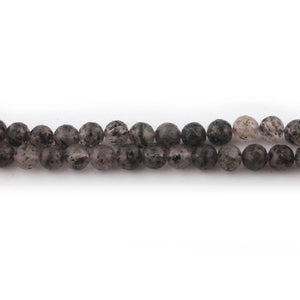 1 Long Strand Black Rutile Faceted Briolettes -   Round Balls  Beads 8mm 14 Inches BR1526 - Tucson Beads