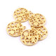 1 Pc Gold Lucky Charm Pendant - 24k Matte Gold Plated  - Brass Gold Lucky Charm  Pendant 27mmx24mm GPC410 - Tucson Beads