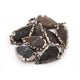 8 PCS Jasper Arrowhead Oxidized Silver Plated Single Bail Pendant - Electroplated With Silver Edge - 34mmx24mm-39mmx23mm AR055 - Tucson Beads