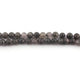 1 Long Strand Black Rutile Faceted Briolettes -   Round Balls  Beads 8mm 14 Inches BR1507 - Tucson Beads