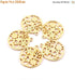 10 Pcs Gold Lucky Charm Pendant - 24k Matte Gold Plated  - Brass Gold Lucky Charm  Pendant 27mmx24mm GPC410