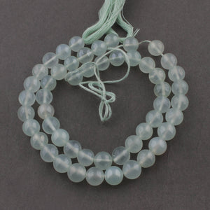 2 Strands Green Chalcedony Silver Coated Faceted Ball Beads Briolettes 8mm 7.5 Inches  BR2071 - Tucson Beads