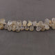 1 Strand Golden Rutile Faceted  Briolettes - Pear Drop Beads 11mmx8mm-13mmx8mm 8 Inches BR1470 - Tucson Beads