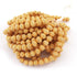 1 Strand 24k Gold Plated Designer Copper Casting Round Beads - Jewelry Making - 10mm 8 Inches GPC081