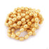 1 Strand 24k Gold Plated Designer Copper Casting Oval Beads - Jewelry Making- 10mmx14mm 8 Inches GPC087