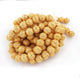 1 Strand 24k Gold Plated Designer Copper Casting Round Ball Beads- 15mm - Jewelry Making- 8 Inches GPC042 - Tucson Beads