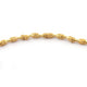 1 Strand 24k Gold Plated Designer Copper Casting Cone Beads - Jewelry Making - 8mmx7mm 8 Inches Gpc089 - Tucson Beads