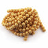 1 Strand 24k Gold Plated Designer Copper Casting Round Ball Beads - Jewelry Making - 11mmx10mm 8 Inches GPC037