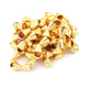 1 Strand 24k Gold Plated Designer Copper Casting Cone Beads - Jewelry - 14mmx14mm 8 Inches GPC322 - Tucson Beads