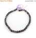1 Long Strand Black Rutile Faceted Ball Beads-   Round Balls  Beads 8mm 14 Inches BR2448