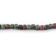 1 Strand Ruby Zoisite Faceted Cube Briolettes - Box Shape Beads 6mm-7mm 8 Inches BR1218 - Tucson Beads