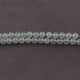 2 Strands Green Chalcedony Silver Coated Faceted Ball Beads Briolettes 8mm 8 Inches  BR1723 - Tucson Beads