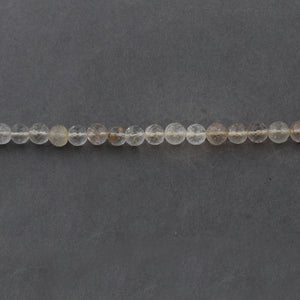 1 Strands Golden Rutile Faceted  Briolettes - Round balls Beads 7mm 7.5 Inches BR2637 - Tucson Beads