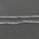 2 Strands Crystal Quartz Smooth Cube Beads Briolettes  - Box Shape Baeds 4mmx4mm 8 Inch BR896 - Tucson Beads