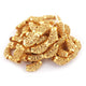 1 Strand 24k Gold Plated Designer Copper Casting Carved Fancy Beads - Jewelry - 33mmx15mm 8.5 Inches GPC126 - Tucson Beads
