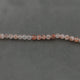 1 Strand Orange Rutile Faceted Round Ball Briolettes - Orange Rutile Briolettes 7mm 8 Inches BR1810 - Tucson Beads