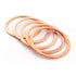 20 Pcs Solid Copper Link Charm Round Circle Copper Link 28mm -Great For Earrings GPC554