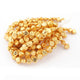 1 Strand 24k Gold Plated Designer Copper Casting Fancy Beads - Jewelry - 9mmx11mm 8 Inches GPC128 - Tucson Beads