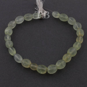 1 Strand Prehnite Briolettes - Prehnite Faceted Oval  Beads 7mmx8mm-9mmx13mm 9 Inches BR3779 - Tucson Beads