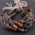 1 Strand Multi Moonstone  Faceted Rondelles -  9mm 10.5 Inches  BR3275