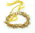 1 Strand Finest Quality Beer Quartz Faceted Pear Shape Briolettes -  Quartz  Beads 6mmx5mm-9mmx6mm 9 Inches  BR3856