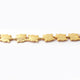 2 Strands Stamp Turtle  Beads 24K Gold Plated on Copper - Turtle  Beads 22mmx16mm  8 Inches Strand GPC510 - Tucson Beads