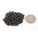 30 PCS Top Quality Black Spinel 925 Silver Plated Beads-- Black Spinel Loose Gemstone Bead 3mmx4mm Lgs717 - Tucson Beads