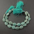 1 Strands Amazonite  Pear Shape Smooth Briolettes -  18mmx13mm 8 Inches long BR4067