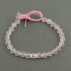 1 Strand Rose Quartz  Faceted Balls - Rose Quartz Balls Beads 7mm-8mm 8 Inches BR3951 - Tucson Beads