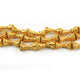 1 Strand 24k Gold Plated Designer Copper Casting Cone Beads - Jewelry Making- 11mmx10mm 8 Inches GPC041 - Tucson Beads