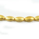1 Strand 24k Gold Plated Designer Copper Casting Marquise Shape Beads - 25mmx15mm - Jewelry - 8 Inches GPC637 - Tucson Beads