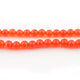 2 Strands Orange Chalcedony Smooth Balls- Orange Chalcedony Plain Beads Ball 7mm-9mm 8 inches  BR4121 - Tucson Beads